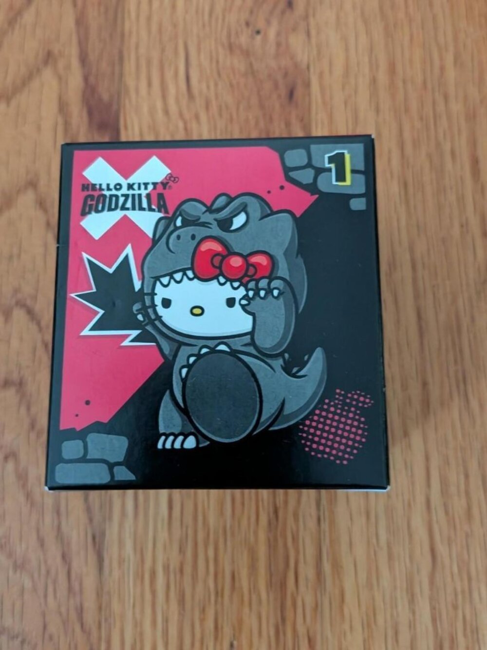 Hello Kitty x Godzilla figure McDonald's happy meal toy Sanrio #hellokitty #godz